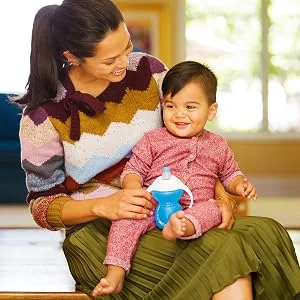 Munchkin Click Lock Bite Proof Trainer Cup 7 Ounce 2 Pack Blue/Purple - sippy cup