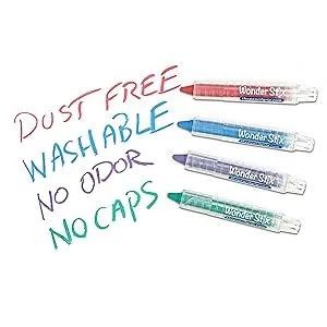 Wonder Stix Pastel Colors Dustless Chalk Crayon 24 pack 24pk - chalk