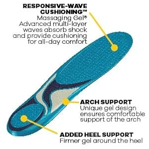 Dr Scholl's Massaging Gel Advanced Insoles (women's 6-10) 2 Pairs (Packaging may vary) - Dr. Scholl