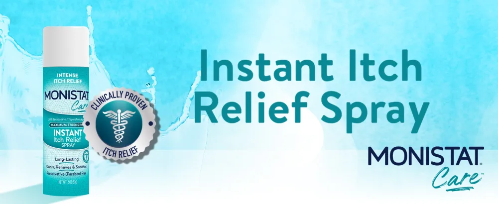 Monistat Care Instant Itch Relief Cream-Max Strength - Cools & Soothes (Packaging may vary) White 1 Oz 1 Ounce (Pack of 1) - Instant Itch Relief Spray