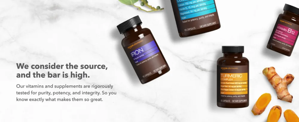 Amazon Elements Vitamin D3 2000 IU 180 Softgels 6 month supply (Packaging may vary) Supports Strong Bones and Immune Health - Amazon elements consider the source and the bar is high so you know exactly what makes them so great