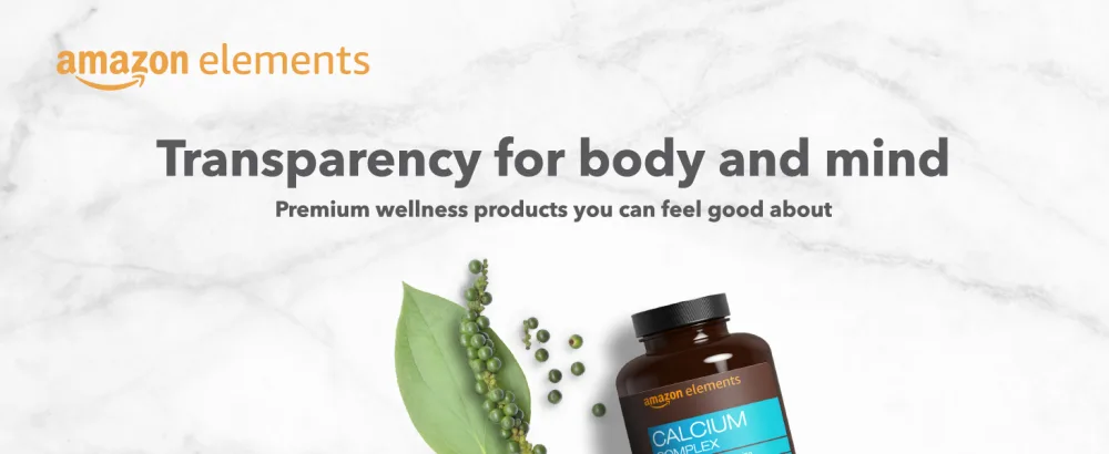 Amazon Elements Vitamin D3 2000 IU 180 Softgels 6 month supply (Packaging may vary) Supports Strong Bones and Immune Health - Amazon elements transparency for body and mind premium wellness products