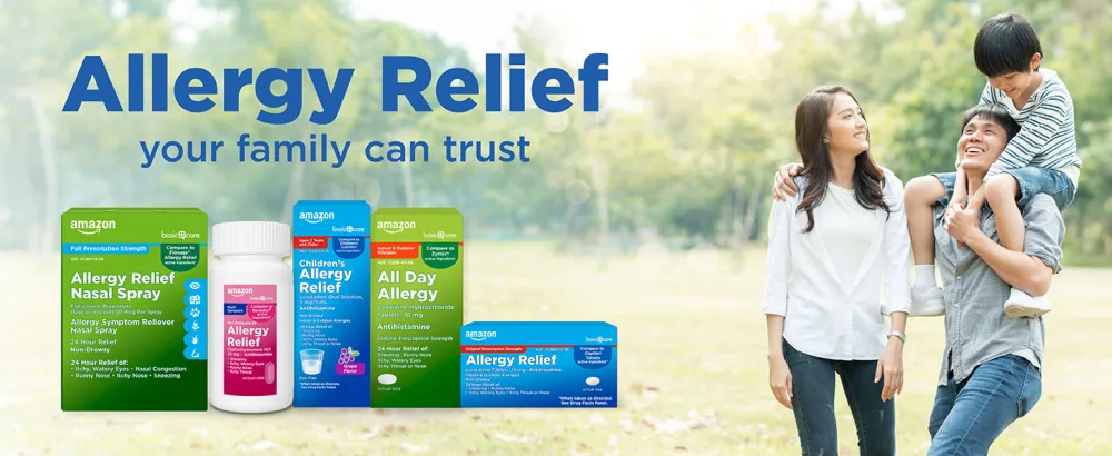 Amazon Basic Care Loratadine Tablets 10 mg Antihistamine Medicine for 24 Hour Allergy Relief 90 Count Tablets 90 Count - Allergy Relief your family can trust