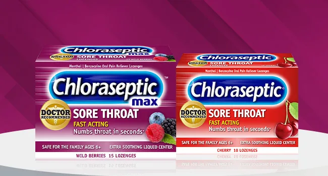 Chloraseptic Sore Throat Lozenges Cherry 18 Count 6 Pack - Chloraseptic Sore Throat Lozenges
