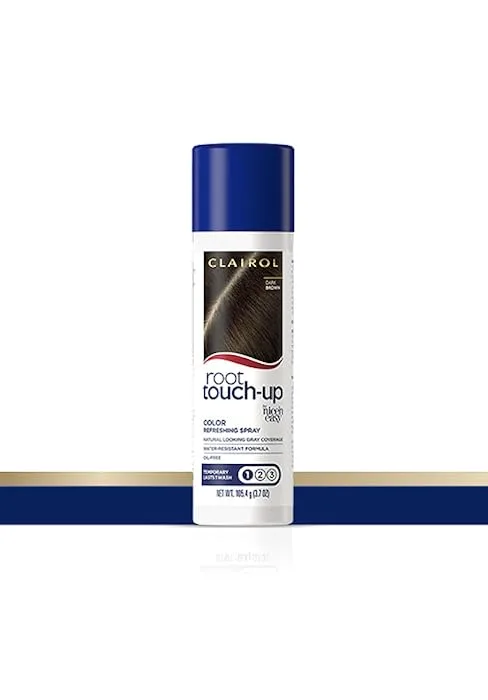 Clairol Root Touch-Up Permanent Hair Color Creme 5 Medium Brown 2 Count 5 Medium Brown 1.1 Fl Oz (Pack of 2) - Clairol Root Touch Up Spray Packaging