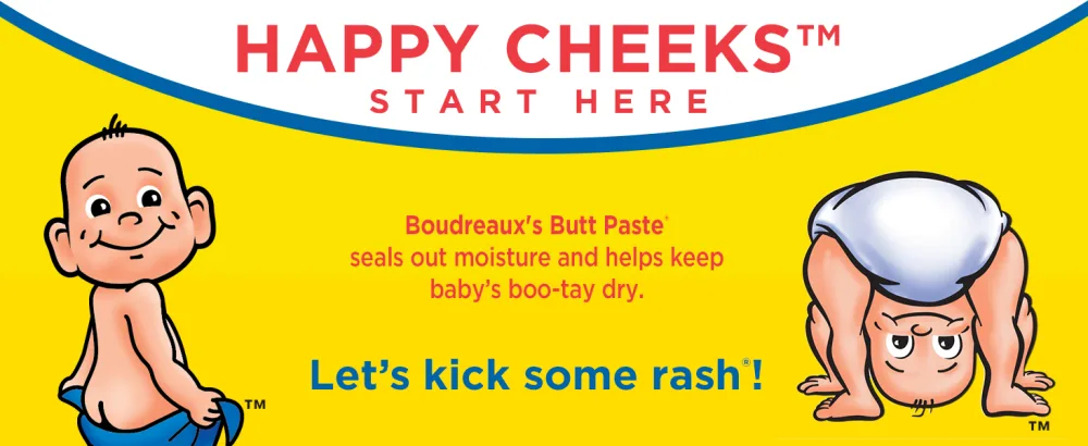 Boudreaux's Butt Paste Original Diaper Rash Cream Ointment for Baby 4 oz Tube 3 Pack 4 Ounce (Pack of 3) Without Applicator - Boudreaux