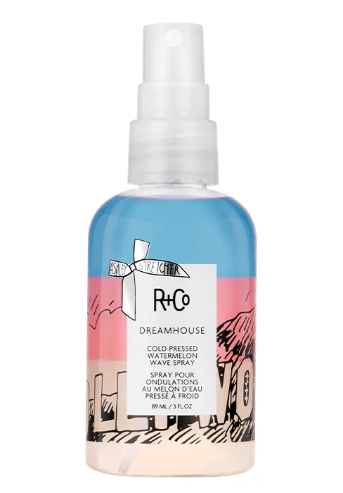 R+Co Velvet Curtain Texture Balm Packette 3 Ounce - dreamhouse cold pressed watermelon wave spray for beach waves and texture