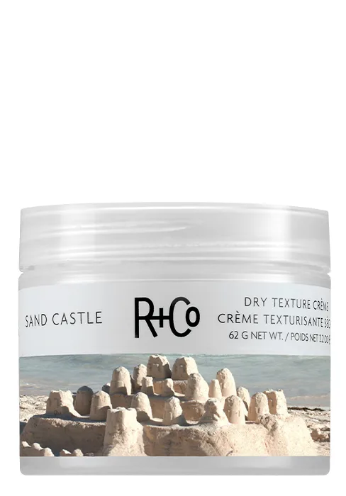 R+Co Velvet Curtain Texture Balm Packette 3 Ounce - sand castle dry texture creme