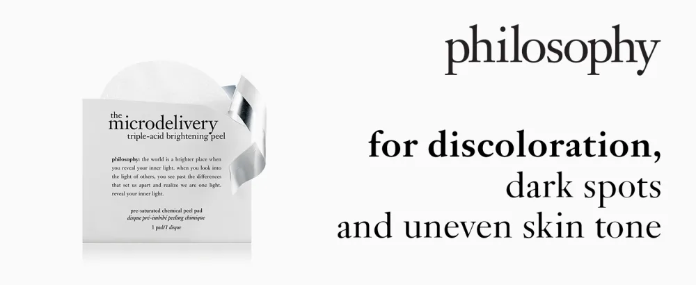 philosophy microdelivery - triple-acid brightening peel 12 ct Triple Acid Peel 12 Count - microdelivery resurfacing peel