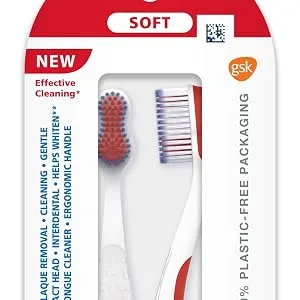 Parodontax Complete Protection Oral Care Soft Toothbrush for Healthy Gums and Strong Teeth - Pack of 2 - parodontax toothbrush