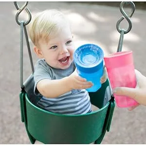 Dr. Brown's Milestones Cheers 360 Training Sippy Cups for Babies and Toddlers Blue & Aqua 10oz 2-Pack BPA Free 9m+ 10 oz Blue & Aqua - product information 6
