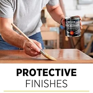 Minwax Fast Drying Polyurethane Spray Protective Wood Finish Clear Semi-Gloss 11.5 oz. Aerosol Can(Packaging May Vary) - minwax protective finishes