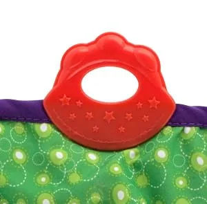 Nuby Teething Blankie Characters May Vary Red/Yellow/Green/Orange/Blue 1 Count - product information 3