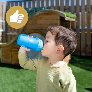Tommee Tippee Insulated Sippy Cup Water Bottle for Toddlers Spill-Proof 9oz 12m+ 3 Count (Design May Vary) Blue Orange - image