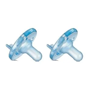 Philips Avent Soothie Pacifier Blue 0-3 Months 2 Count - Philips Pacifier, infant pacifier, orthodontic pacifier, odorless pacifier