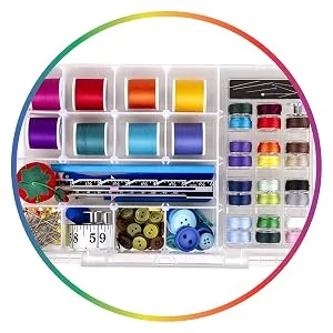 ArtBin 8155AB Sew-Lutions Bobbin Box Sewing Bobbin Organizer 1 Plastic Storage Case Clear - Sew-Lutions Box