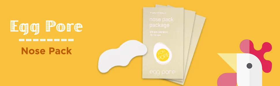 TONYMOLY Egg Pore Nose Pack Package Sheets - product information 2