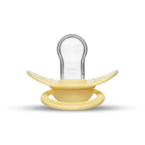 Medela Baby Pacifier | 6-18 Months | BPA-Free | Lightweight & Orthodontic | 2-Pack | Pastel Sunflower and Neutral - image