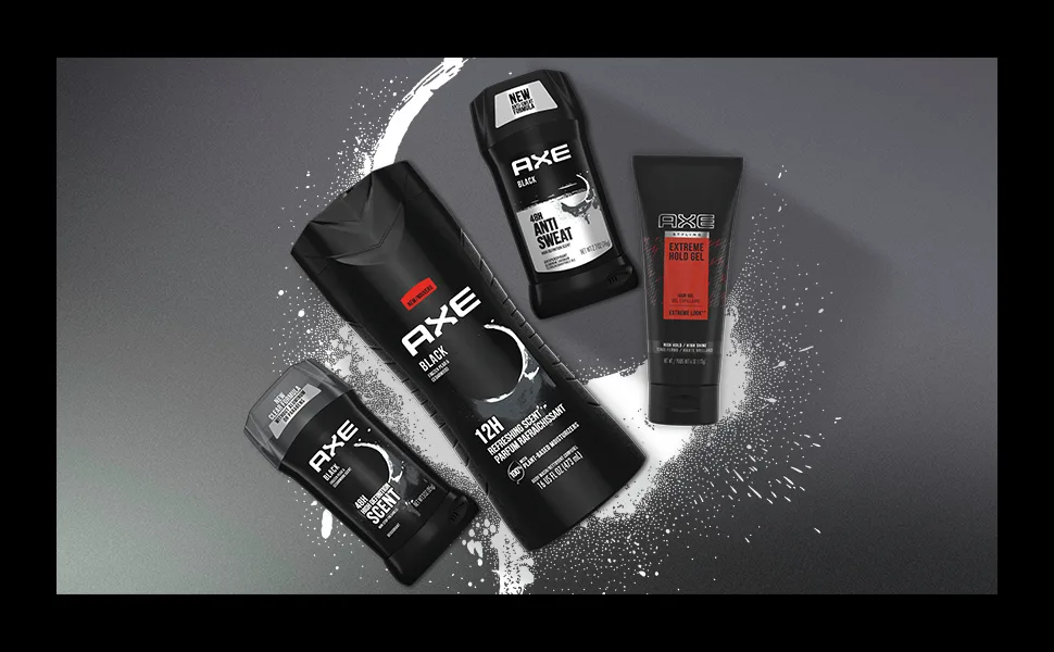 AXE Hair Styling gel Spiked Up Look 1 Count Extreme Hold Gel For Easy to Style Hair 6 oz - Axe Product Range