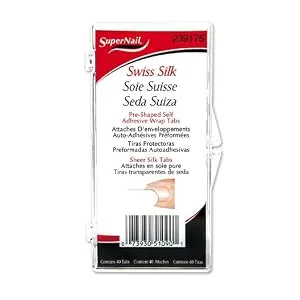 Supernail Swiss Silk Wrap Self-Adhesive Tabs 40 Count - product information 1