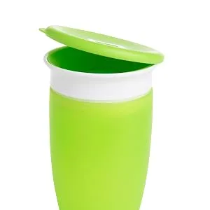 Munchkin Miracle 360 Sippy Cup Lids 4 Count Pink/Blue/Green/Purple - snaps on