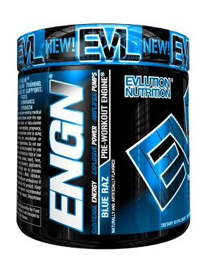 EVLution Nutrition ENGN Pre-Workout - blue raz