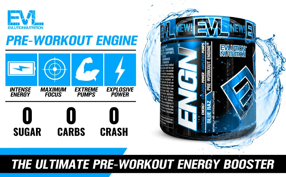 EVLution Nutrition ENGN Pre-Workout - engn