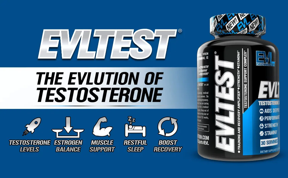 EVLution Nutrition EVLTest - 120 Tablets - evl test