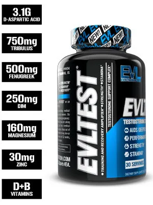 EVLution Nutrition EVLTest - 120 Tablets - evltest