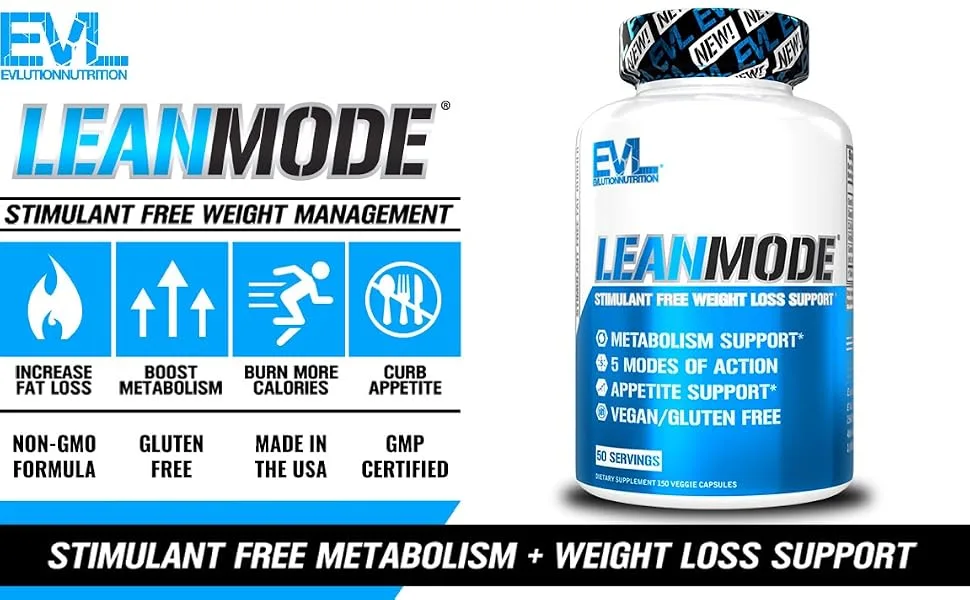 EVLution Nutrition Lean Mode - 150 Capsules - lean mode