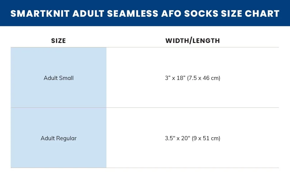 SmartKnit Seamless AFO Interface Socks 3 Pack - Adult Sizes X-Large White - SmartKnit Seamless AFO Interface Socks 3 Pack - Adult Sizes