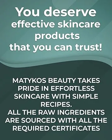 Matykos Complete Skincare Routine - Under Eye and Forehead 24K Gold Patches 3 in 1 Jade Kit and Under Eye and Forehead Caviar Patches - matykos brand story