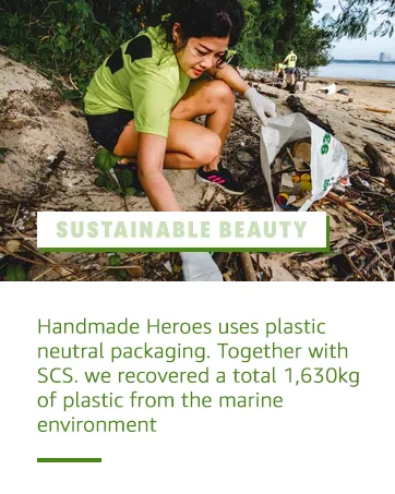 Save 10% Handmade Heroes Lip Scrub and Lip Mask Bundle - Clean Sustainable Skincare Lip Exfoliator and Lip Treatment - handmade heroes