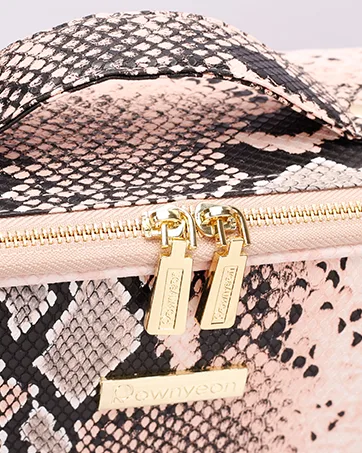 ROWNYEON Lipstick Organizer Case Lipstick Holder Portable Lipstick Bag 67 Slots Snake-67 - product information 10