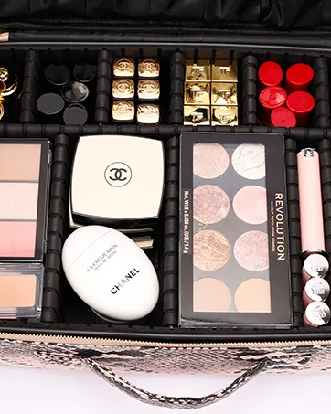 ROWNYEON Lipstick Organizer Case Lipstick Holder Portable Lipstick Bag 67 Slots Snake-67 - product information 9