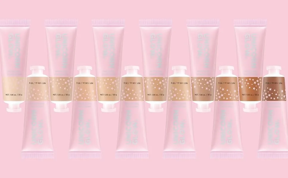 UNICORN GLOW HYDRATING FOUNDATION #4 BUFF Collagen Serum + Hyaluronic Acid + Ceramide 04 BUFF - UNICORN GLOW HYDRATING FOUNDATION