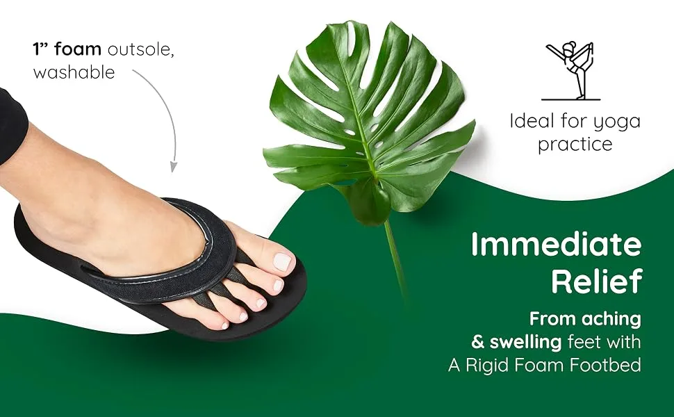 Pedi Couture Pedicure Sandals for Women - Toe Separator Slippers Large Black - toe separators, toe separator, pedicure, toe seperators for women, toe separators for pedicure, yoga