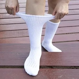 Athlemo 6 Pairs Diabetic Circulation Men's Moisture Wicking Cushion Crew Dress Bamboo Non-Binding Socks Black(6 Pairs) 9-11 - 17181