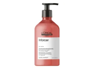 L'Oreal Professionnel Inforcer Strengthening Shampoo & Conditioner Set | Protects Prevents Breakage & Adds Softness | For Weak Fragile & Damaged Hair Types | With Biotin | 16.9 Fl. Oz - Inforcer Shampoo
