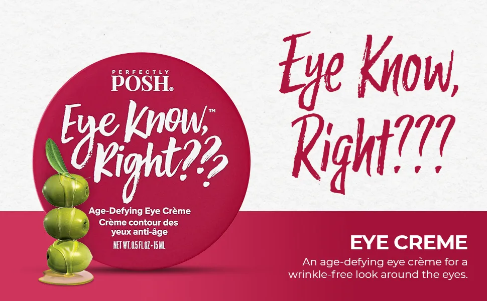 Perfectly Posh Eye Know Right Age-defying Cr me - product information 4