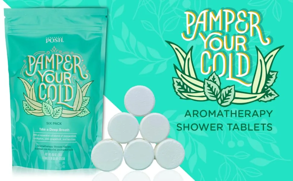 Perfectly Posh Pamper Your Cold Shower Tablets - product information 4