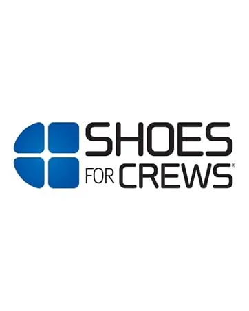 Shoes for Crews Heather II Women's Soft Toe (ST) Work Shoes Slip Resistant Water Resistant Black 8 Black - SFC LOGO