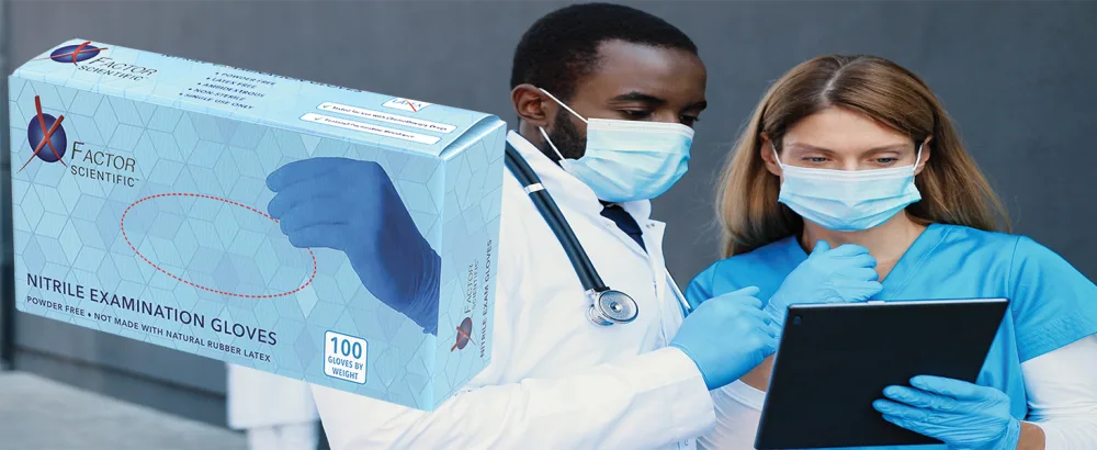 PENTAGON SAFETY EQUIPMENT 1000/Box Nitrile Exam Gloves Powder Free Latex Free Small - x factor scientific nitrile examination gloves are latex and powder free, fentanyl resistant