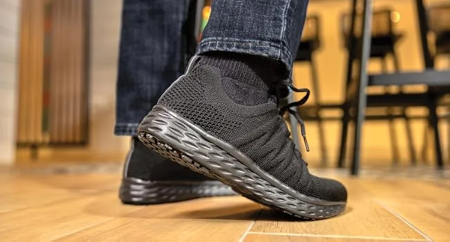 Shoes for Crews Everlight Men's Non Slip Breathable Lightweight Lace-Up Water Resistant Work Shoes 11 Black - Everlight 22149