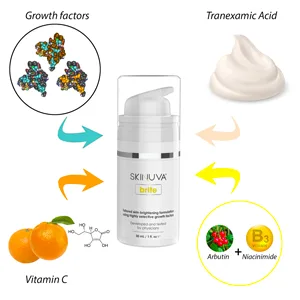 Skinuva Complete Care System Brite Hyperpigmentation Treatment (1 oz) Next Generation Scar+ SPF 30 Cream (0.5 oz) Bruise (14 Capsules) - brite ingredients