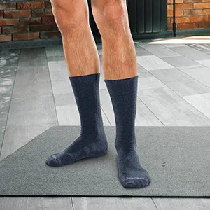 SmartKnit Seamless Diabetic Crew Socks 3 Pack (6 Count) Medium White - Comfort Enhanced for All