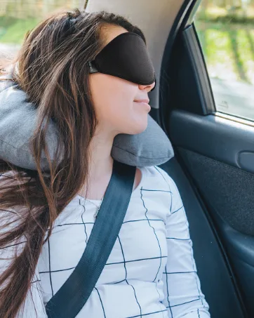 Sleep Mask (Black) + Eye Mask Sleeping (Coral Red) for Women Men Side Sleeper Light Blocking 3D Contoured Cup Sleeping Mask Soft Breathable Sleep Eye Mask with Adjustable Elastic Strap - For a long trip!