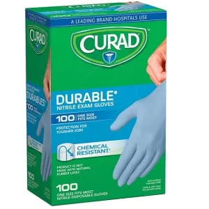 CURAD Nitrile Exam Gloves 1 Box (100 Count) - product information 2