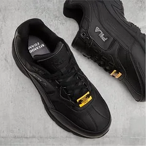 Fila Men's Memory Workshift Slip Resistant Steel Toe Work Shoes Sr St 11 Black/Black/Black - product information 5