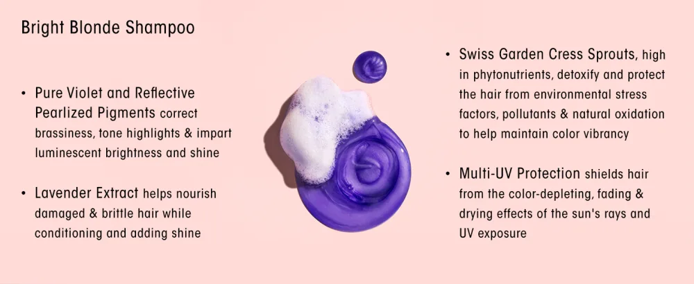 Oribe Bright Blonde Shampoo and Conditioner Bundle Standard Bundle - purple shampoo